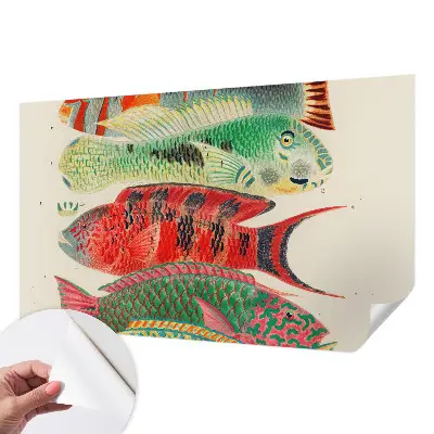Papier peint photo sur tissu non tissé Poissons exotiques