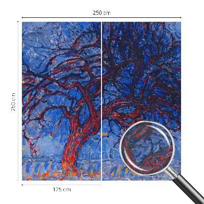 Papier peint photographique intissé Arbre flamboyant