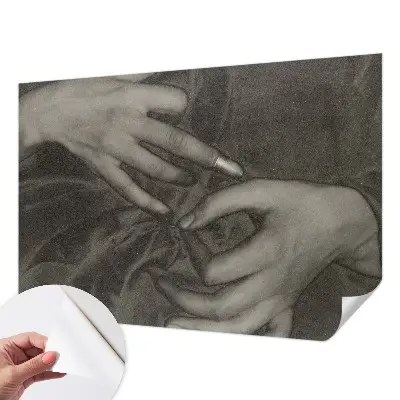 Papier peint intissé Matériel pour les mains