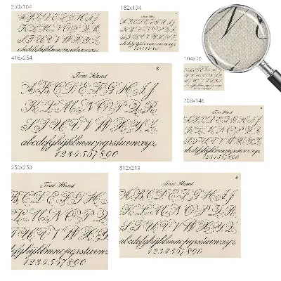 Papier peint photo sur tissu non tissé Écriture calligraphique