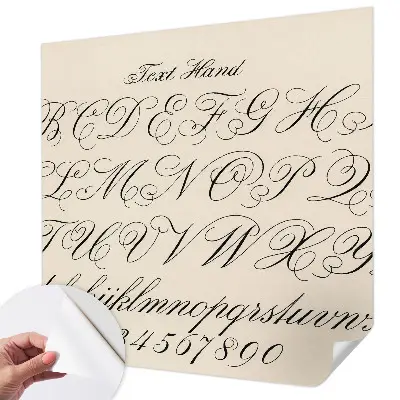 Papier peint photo sur tissu non tissé Écriture calligraphique