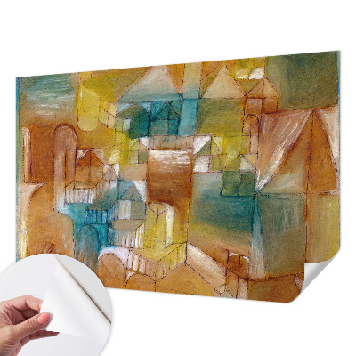 Papier peint tête de lit chambre adulte Geometrické štruktúry