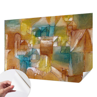 Papier peint tête de lit chambre adulte Geometrické štruktúry