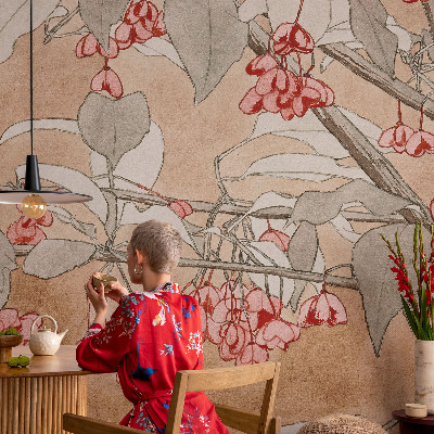 Papier peint tendance chambre adulte Kvetinová harmónia