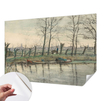 Papier peint panoramique pas cher Zimná krajina