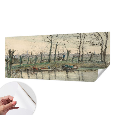 Papier peint panoramique pas cher Zimná krajina