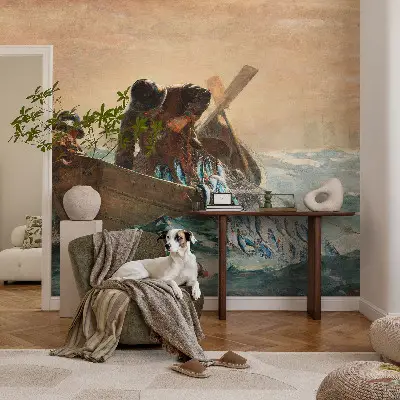 Papier peint photo grand format pour le mur aventure en mer