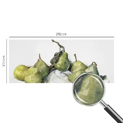 Papier peint photographique intissé poires aquarelle