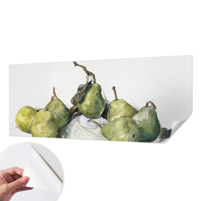 Papier peint tendance chambre adulte Akvarelové hrušky
