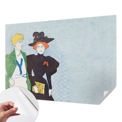 Déco papier peint salon Retro štýl