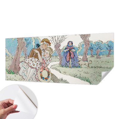 Papier peint panoramique adhésif Romantická scéna