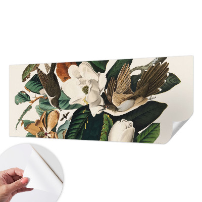 Papier peint chambre ado Vtáky magnólie