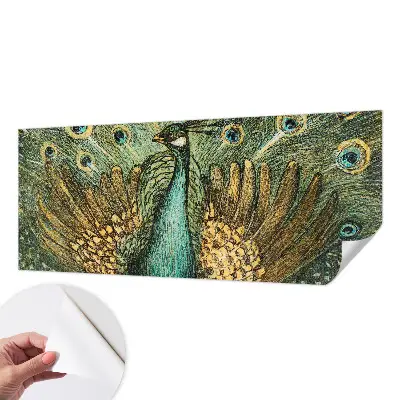 Papier peint photo grand format pour le mur Paon majestueux