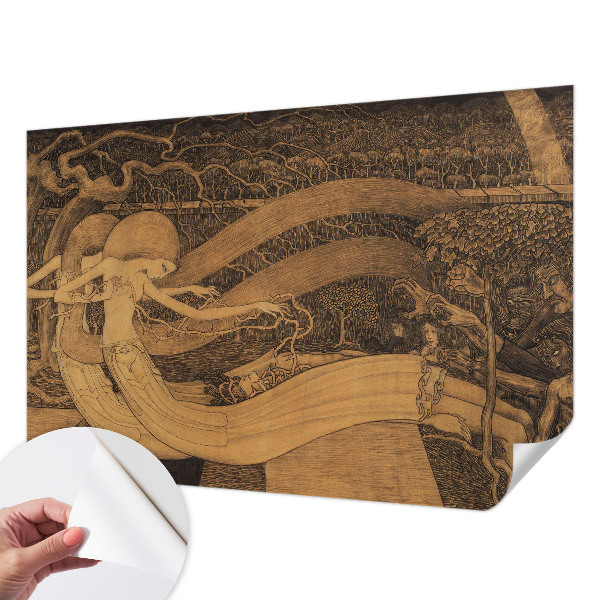 Papier peint tendance salon Surrealistické postavy
