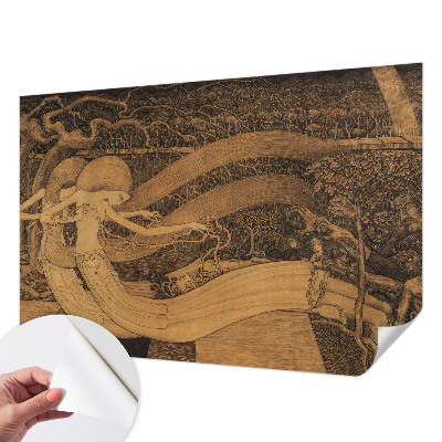 Papier peint tendance salon Surrealistické postavy