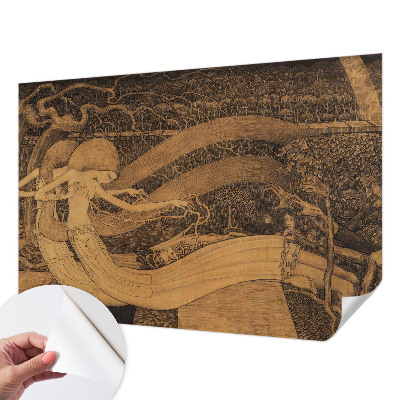 Papier peint tendance salon Surrealistické postavy