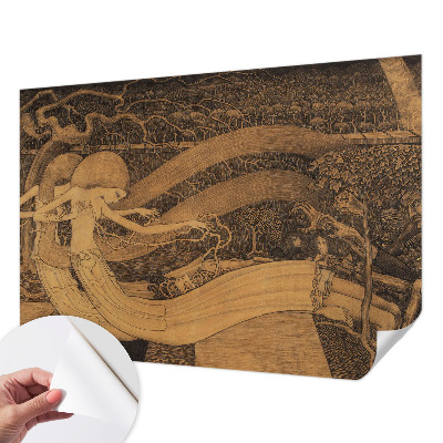 Papier peint tendance salon Surrealistické postavy