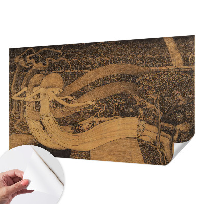 Papier peint tendance salon Surrealistické postavy