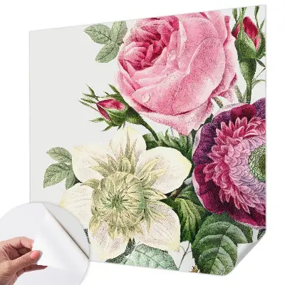 Papier peint intissé imprimé bouquet de fleurs