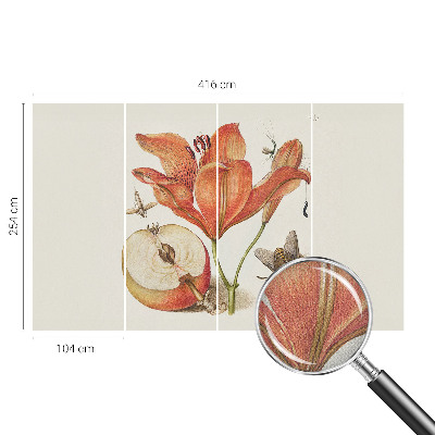 Papier peint adhésif Botanická ilustrácia