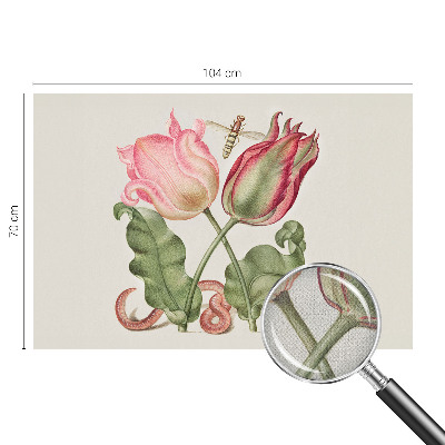 Déco papier peint salon Tulipánová krása