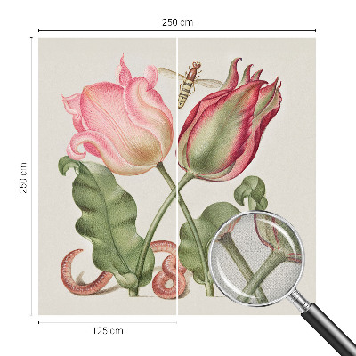 Déco papier peint salon Tulipánová krása