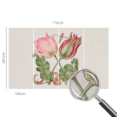 Déco papier peint salon Tulipánová krása