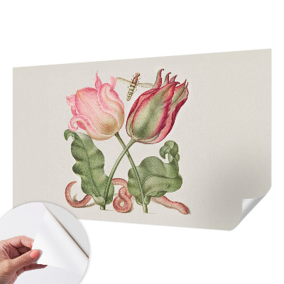 Déco papier peint salon Tulipánová krása