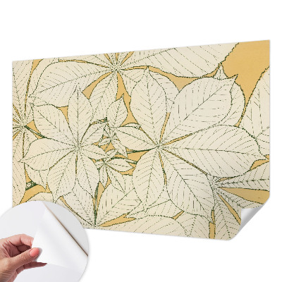 Papier peint chambre ado Gaštanové listy