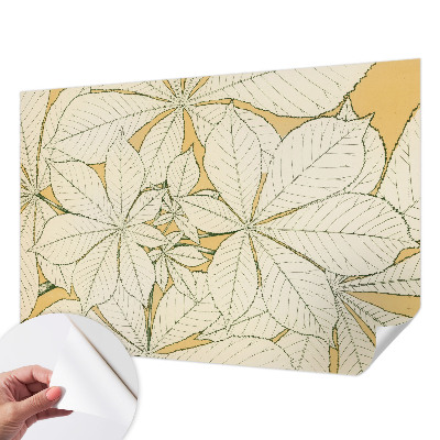 Papier peint chambre ado Gaštanové listy