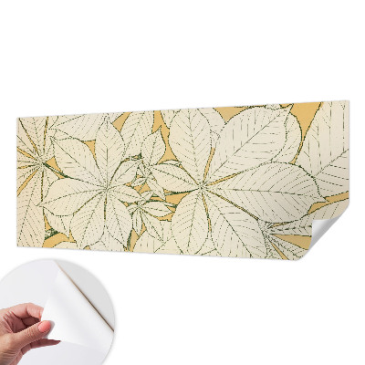 Papier peint chambre ado Gaštanové listy
