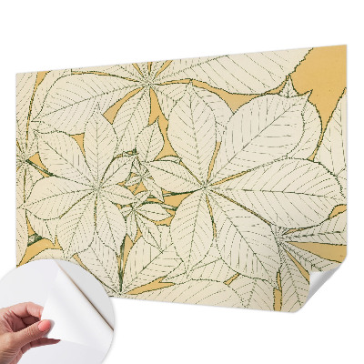 Papier peint chambre ado Gaštanové listy