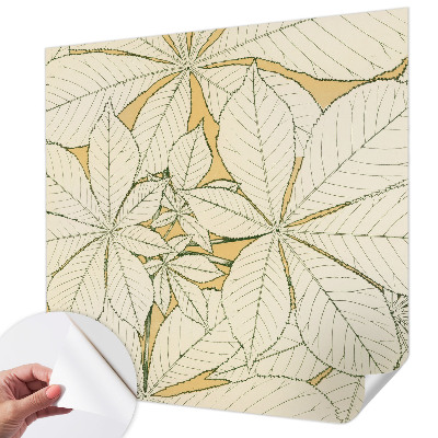 Papier peint chambre ado Gaštanové listy