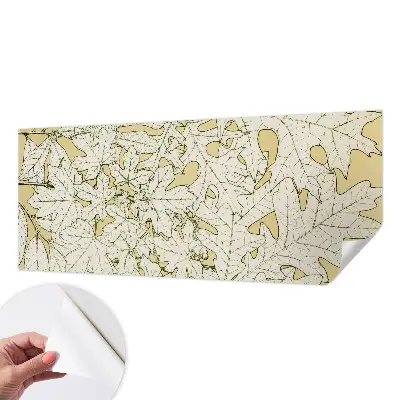 Papier peint photo imprimé sur tissu non tissé feuilles d'arbre
