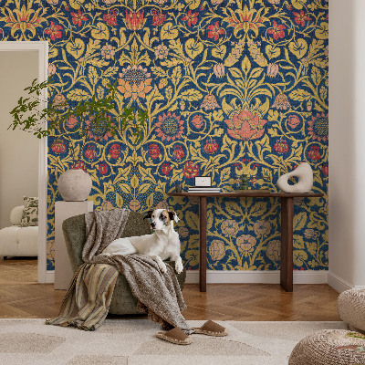 Papier peint chambre garçon Kvetinový vzor