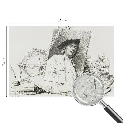 Papier peint photo sur tissu non tissé Portrait artistique