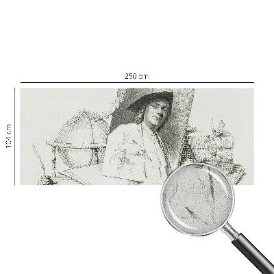 Papier peint photo sur tissu non tissé Portrait artistique