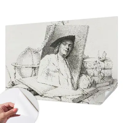 Papier peint photo sur tissu non tissé Portrait artistique