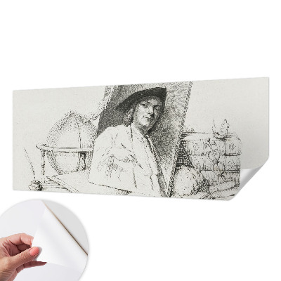 Papier peint tendance salon Umelecký portrét
