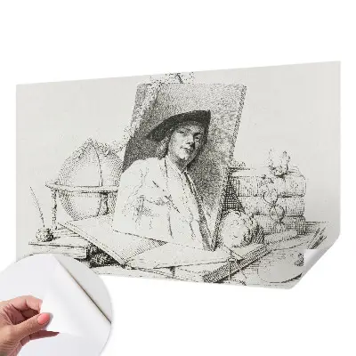 Papier peint photo sur tissu non tissé Portrait artistique