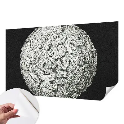 Papier peint photo grand format pour le mur Structure sphérique