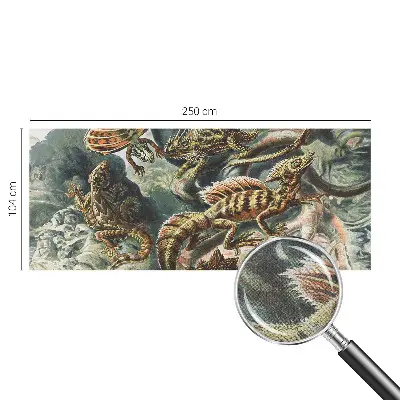 Papier peint photographique sur tissu non tissé Reptiles exotiques