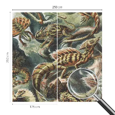 Papier peint photographique sur tissu non tissé Reptiles exotiques