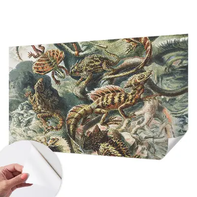 Papier peint photographique sur tissu non tissé Reptiles exotiques