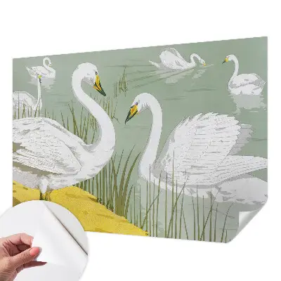 Papier peint photographique intissé Lac des cygnes
