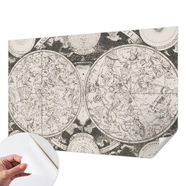 Papier peint photographique sur tissu non tissé Carte stellaire