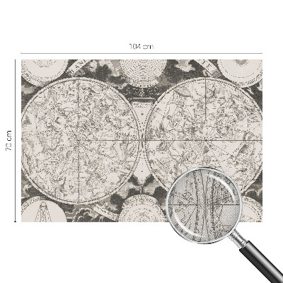 Papier peint chambre ado Hviezdna mapa