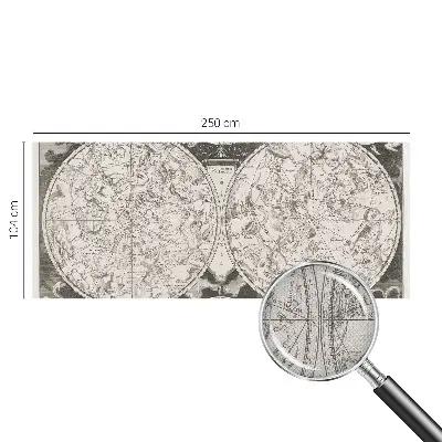 Papier peint photographique sur tissu non tissé Carte stellaire