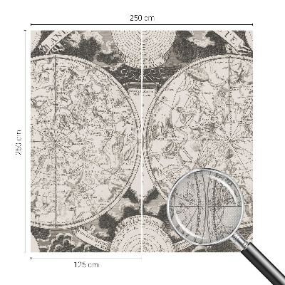 Papier peint chambre ado Hviezdna mapa