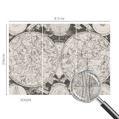 Papier peint chambre ado Hviezdna mapa